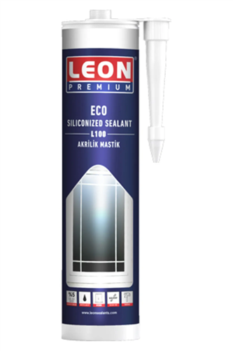 LEON SİLİKONİZE AKRİLİK MASTİK BEYAZ L100